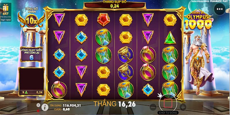 Bongvip - Thiên đường chơi nổ hũ Gates of Olympus cuốn hút